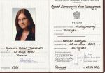 Dyplom Agnieszka Dobierska Agnieszka Horbik dietetyk