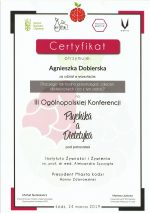 Dietetyk Poznań Certyfikat